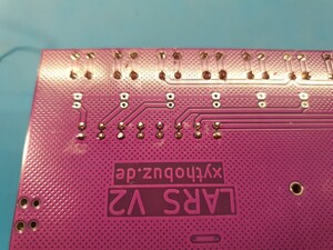 LED resistors soldered in